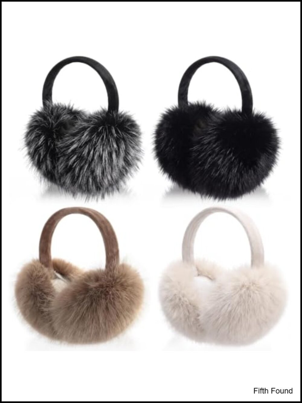 Faux Fur Earmuffs Set Winter Windproof Warm Ear Covers